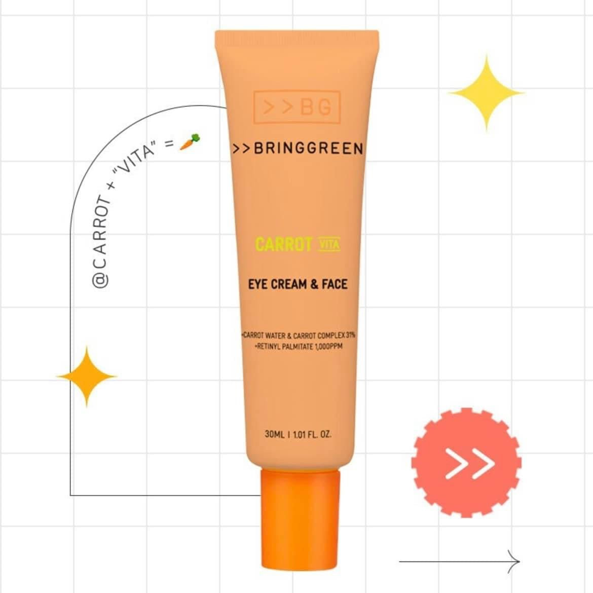 Bring Green Carrot Vita Eye Cream & Face 30ml
