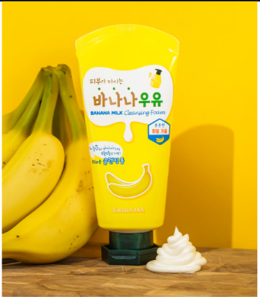 Kwailnara Banana Milk Cleansing Foam 120ml