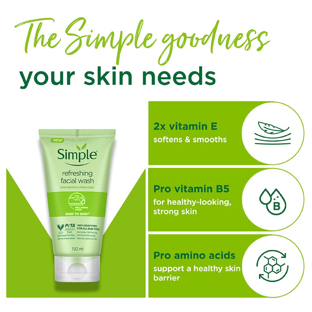 Simple Refreshing Facial Wash 150ml
