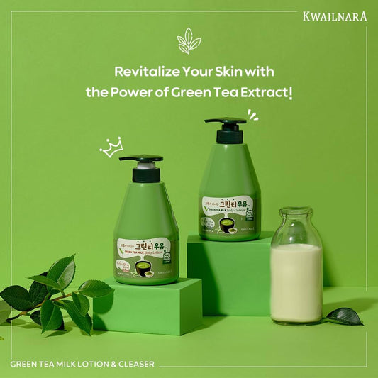 Kwailnara Green Tea Milk Body Lotion 560g