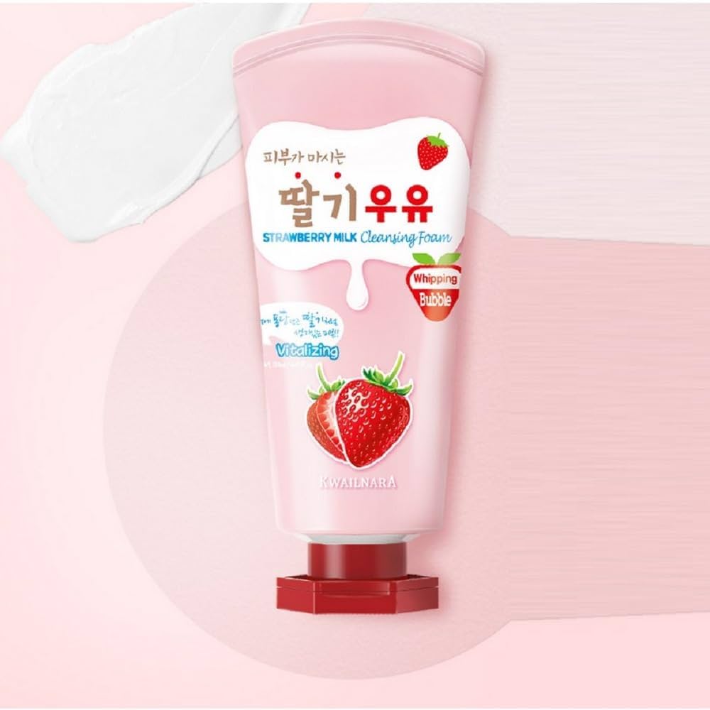 Kwailnara Strawberry Milk Cleansing Foam 120ml
