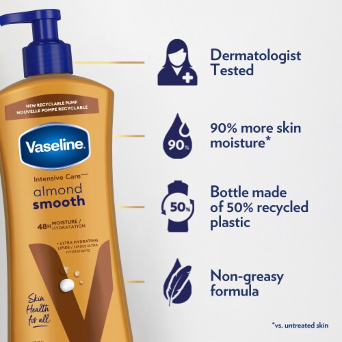 Vaseline Lotion Intensive Care Almond Smooth