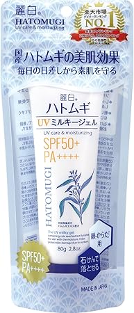 HATOMUGI The UV Milky Gel SPF 50+ +++80g