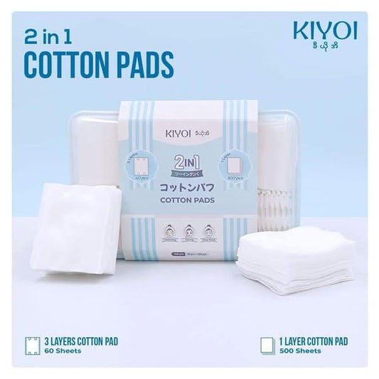 KIYOI 2 in 1 Cotton Pad 560sheet