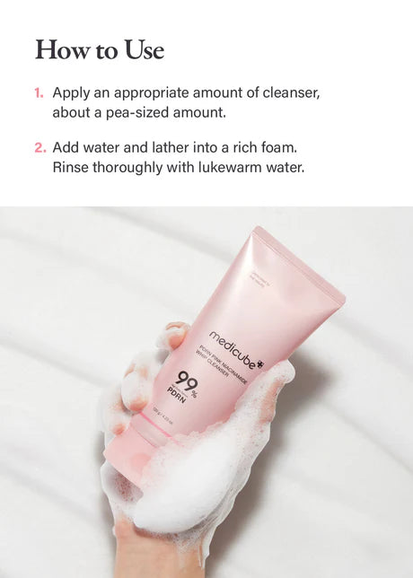 Medicube PDRN Niacinamide Whip Cleanser 120g