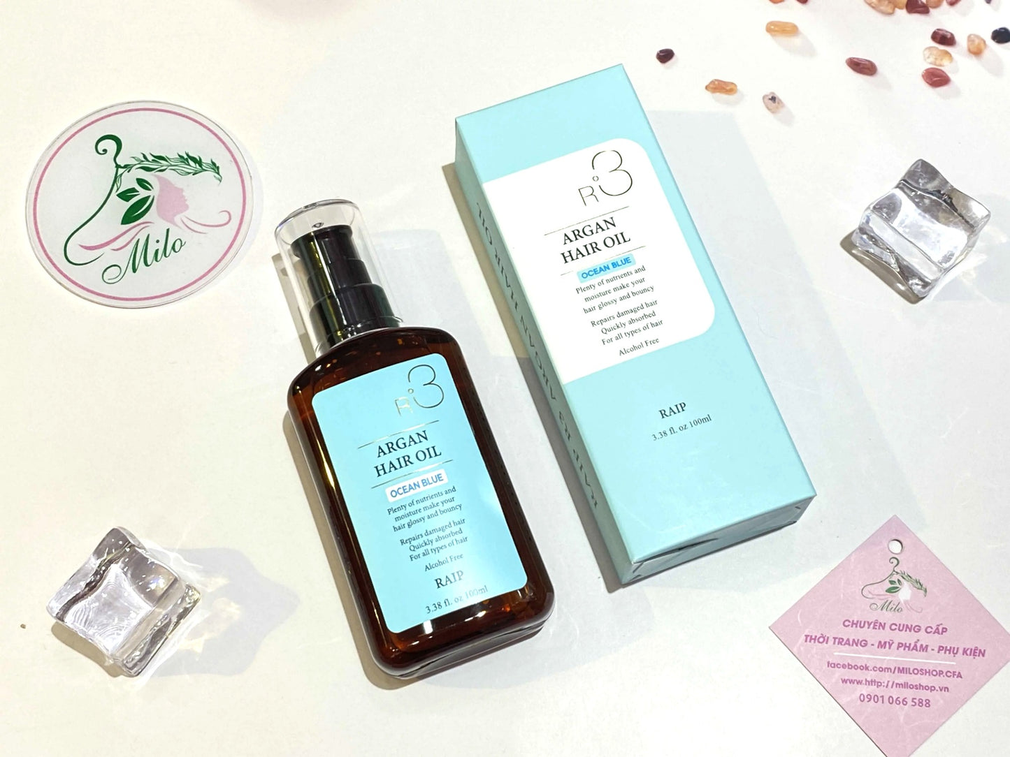 RAIP R3 Argan Hair Oil Ocean Blue