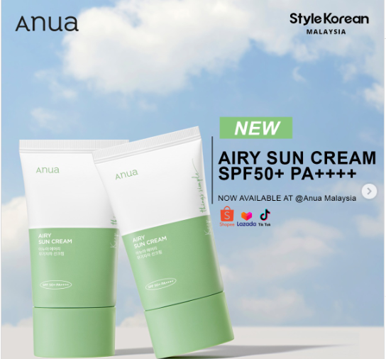 Anua Airy Sun Cream