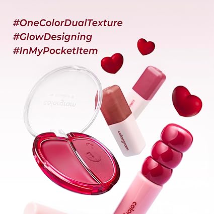 Colorgram Tintin Dory Duo Blusher 05 Red Heart Duo
