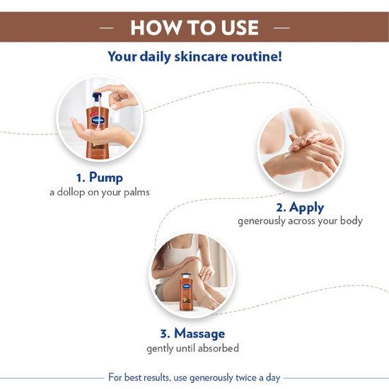 Vaseline Lotion Intensive Care Cocoa Radiant