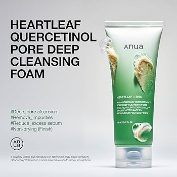 Anua Heartleaf Quercetinol Pore Deep Cleansing Foam