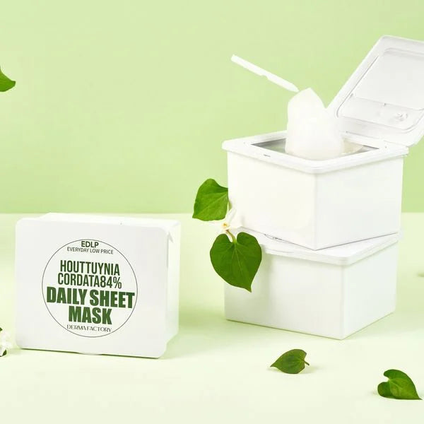 Dermafactory Houttuynia Cordata 84% Daily Sheet Mask
