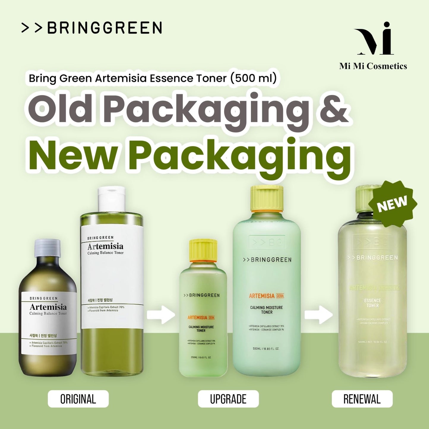 Bring Green Artemisia Calming EX Essence Toner 500ml