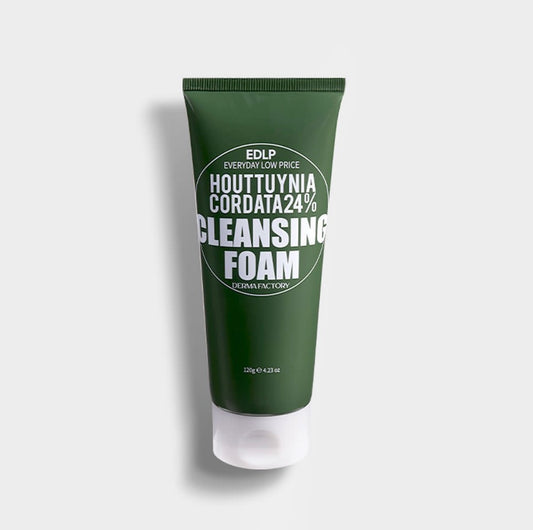 Derma Factory Houttuynia Cordata 24% Cleansing Foam