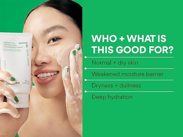 Innisfree Green Tea Hydrating Amino Acid Cleansing