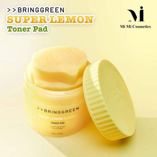 Bring Green Super Lemon Glutathione Toner Pad 90pads