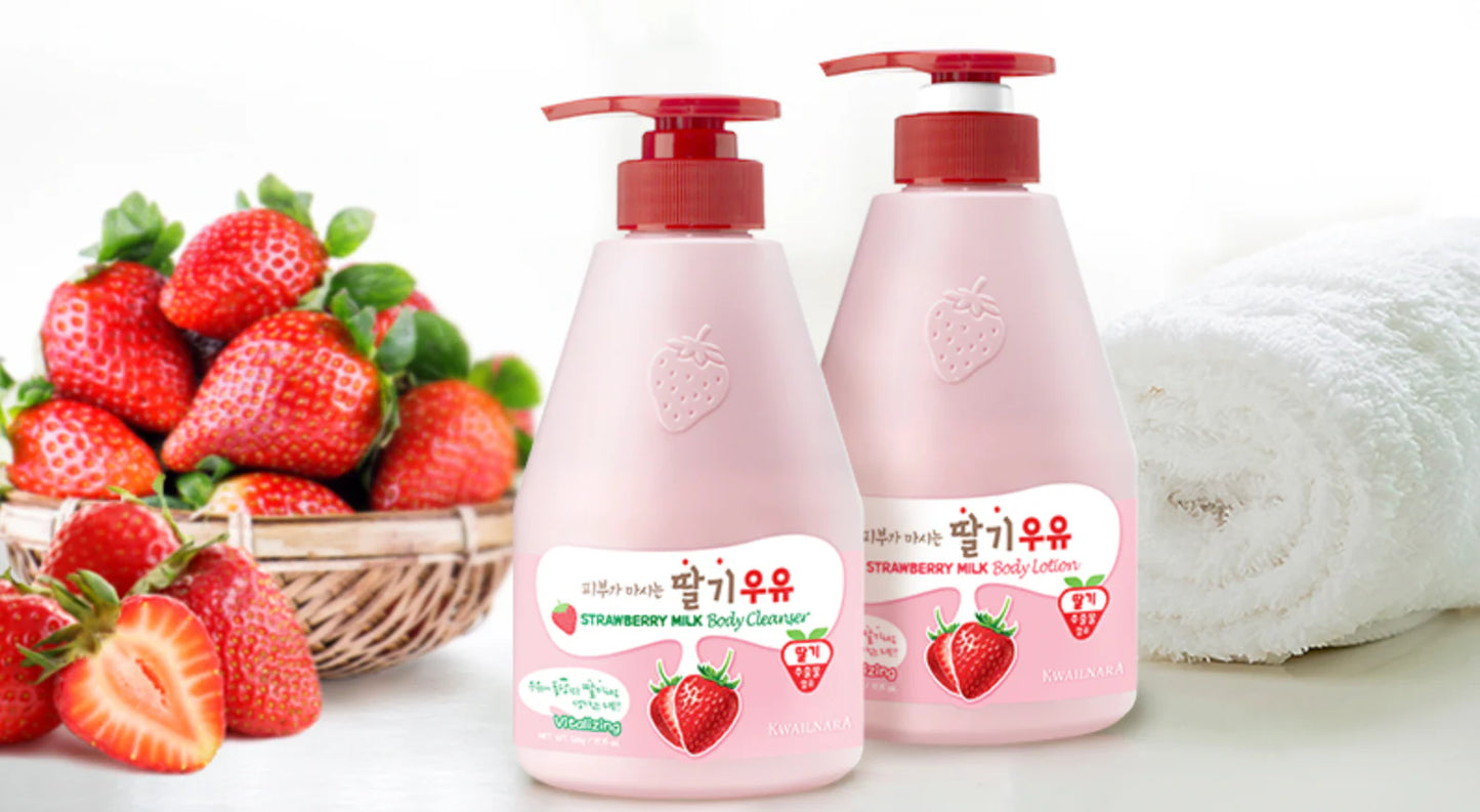 Kwailnara Strawberry Milk Body Cleanser 560g