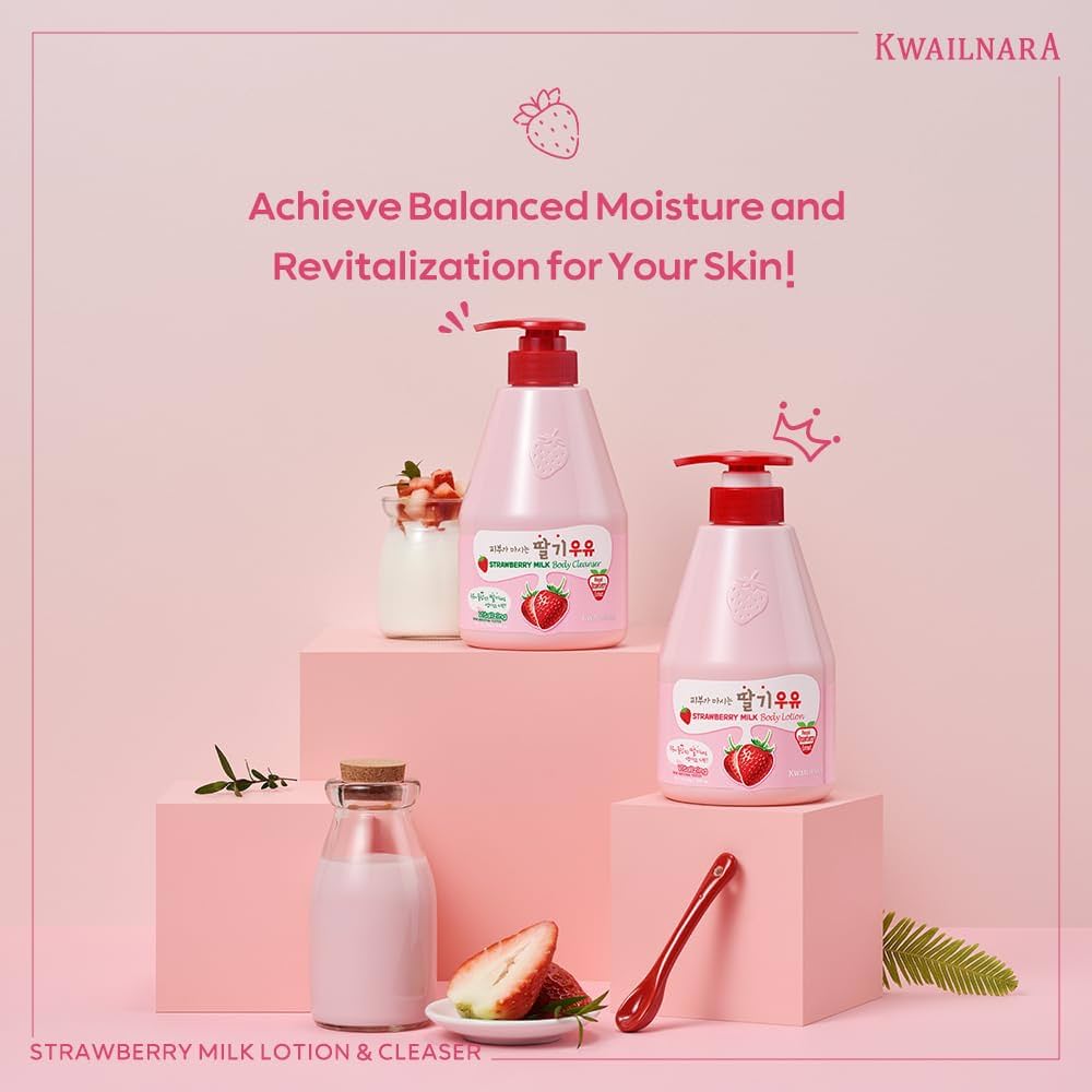 Kwailnara Strawberry Milk Body Cleanser 560g