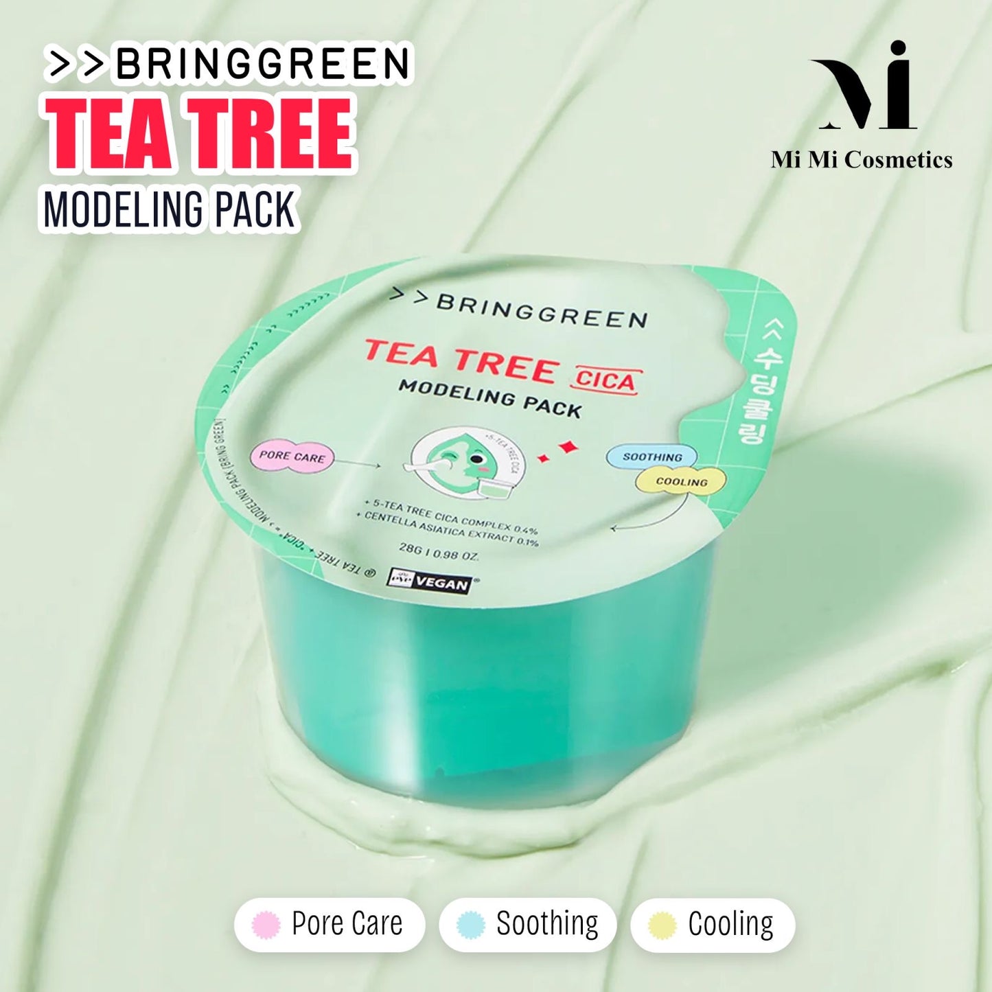 Bring Green Tea Tree Cica Modeling Pack 28g
