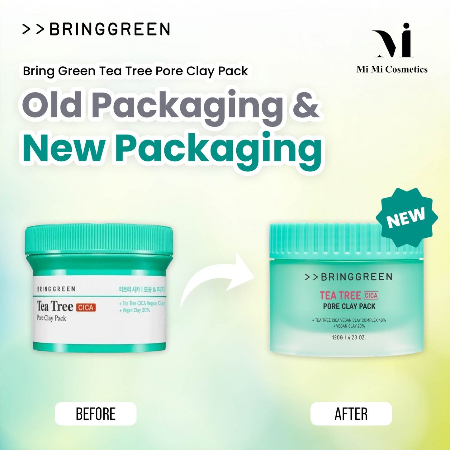 Bring Green Tea Tree Cica Pore Clay Pack