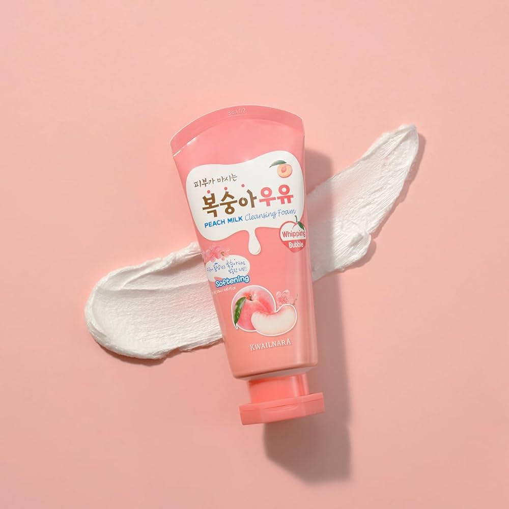 Kwailnara Peach Milk Cleansing Foam 120ml