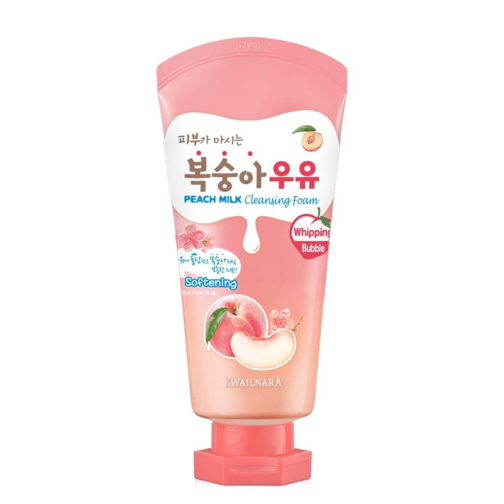 Kwailnara Peach Milk Cleansing Foam 120ml