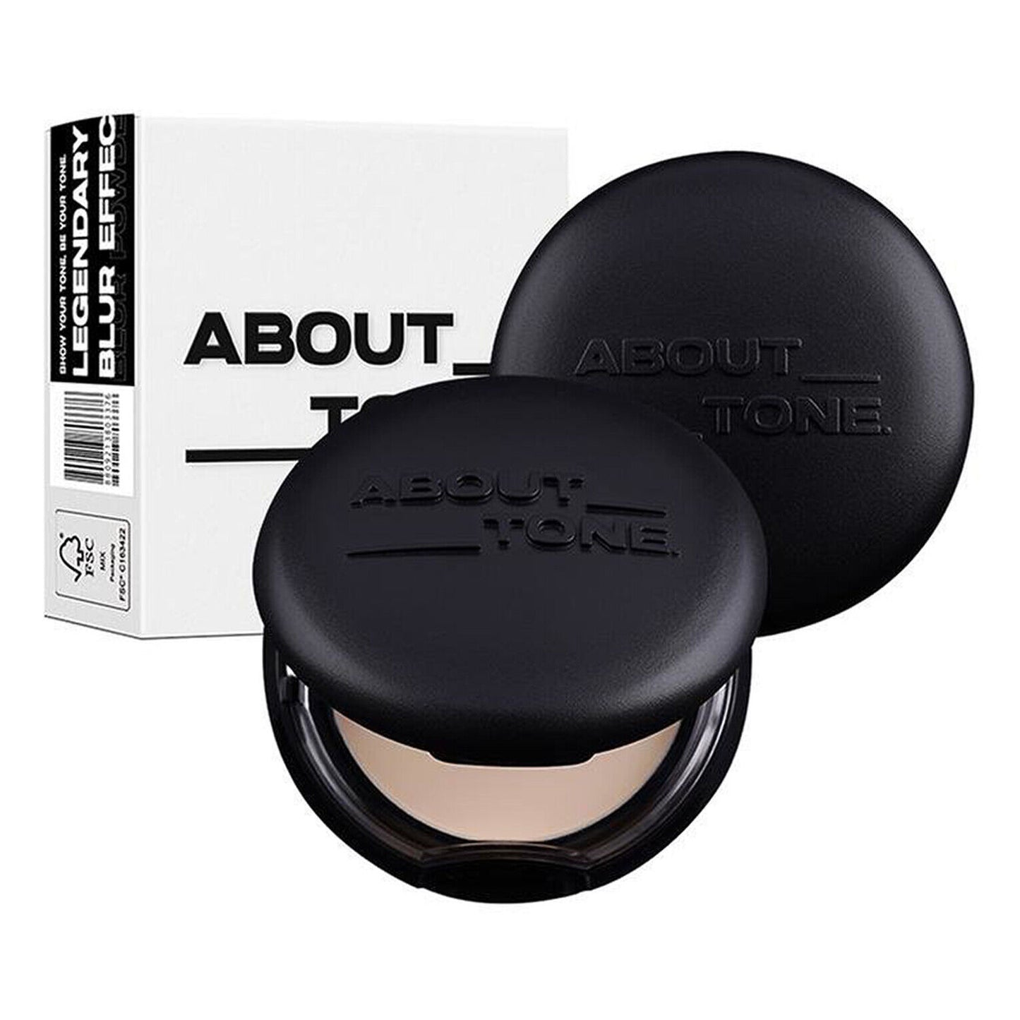 About -Tone Blur Powder Pact