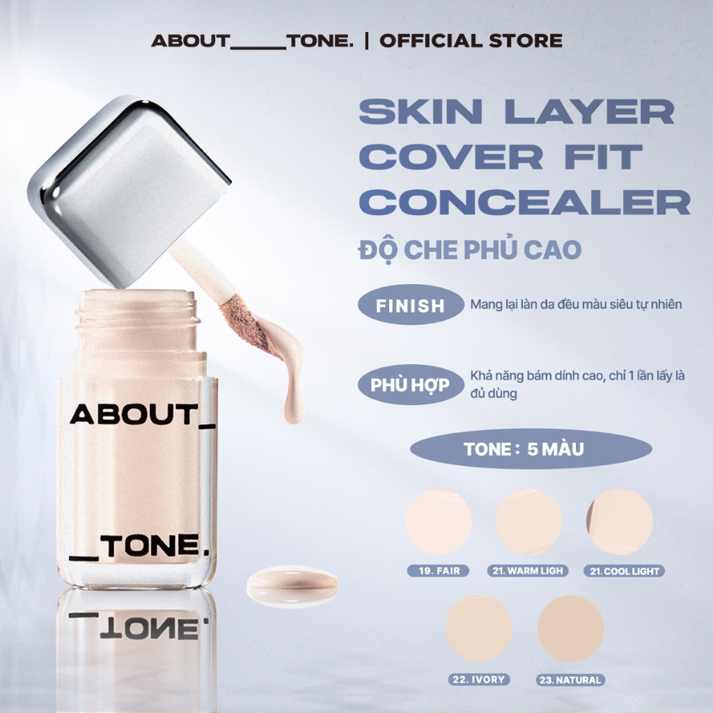 About -Tone Skin Layer Cover Fit Concealer