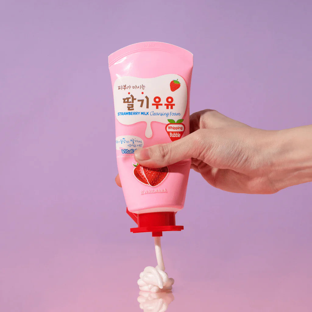 Kwailnara Strawberry Milk Cleansing Foam 120ml