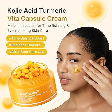 Medicube Kojic Acid Turmeric Vita Capsule Cream 53