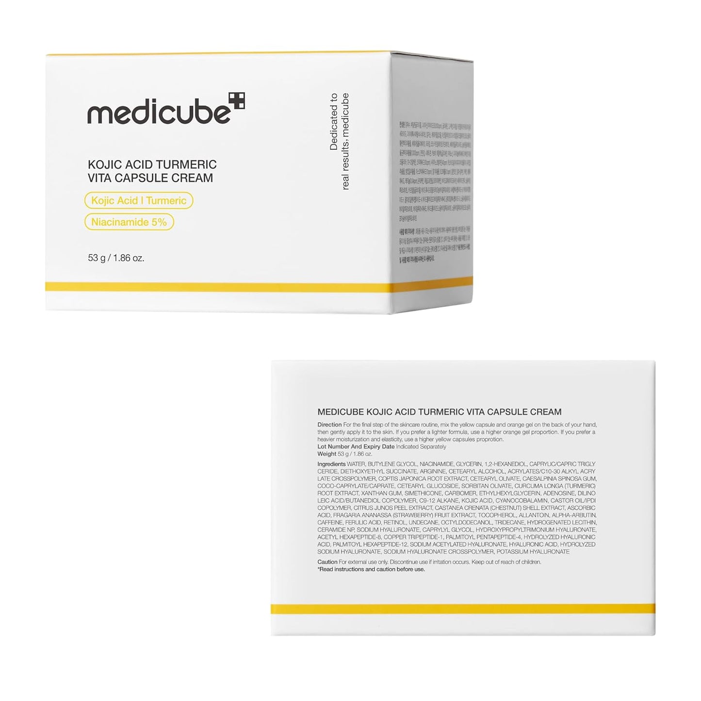 Medicube Kojic Acid Turmeric Vita Capsule Cream 53